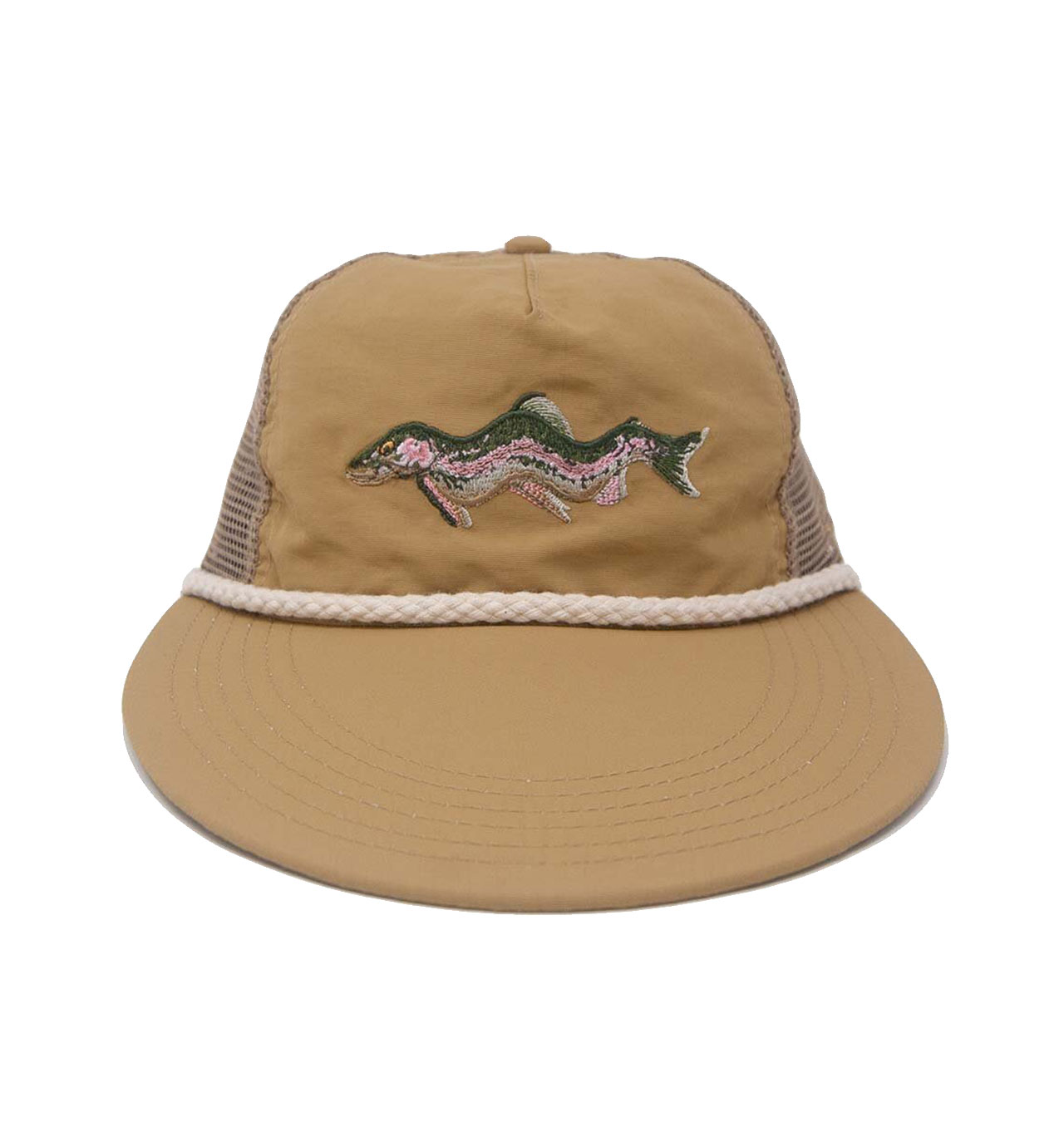 The Ampal Creative - Trippy Trout Duckbrim Cap - Tan
