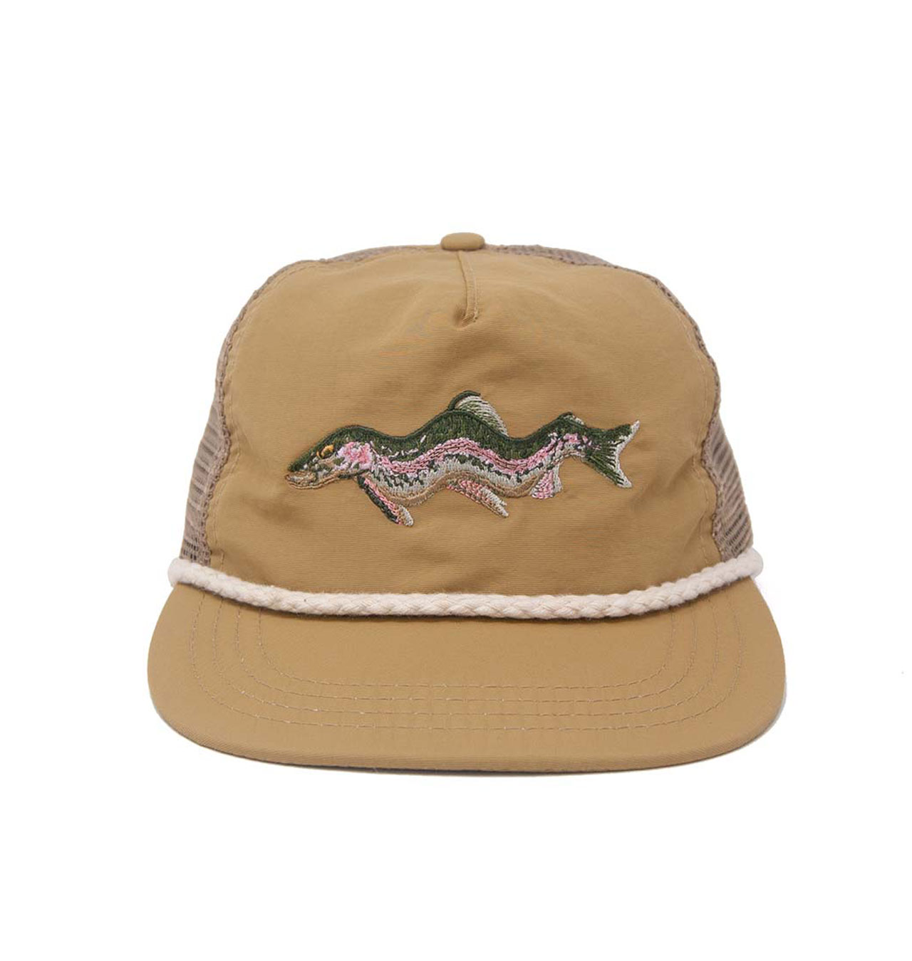 The Ampal Creative - Trippy Trout Strapback Cap - Tan