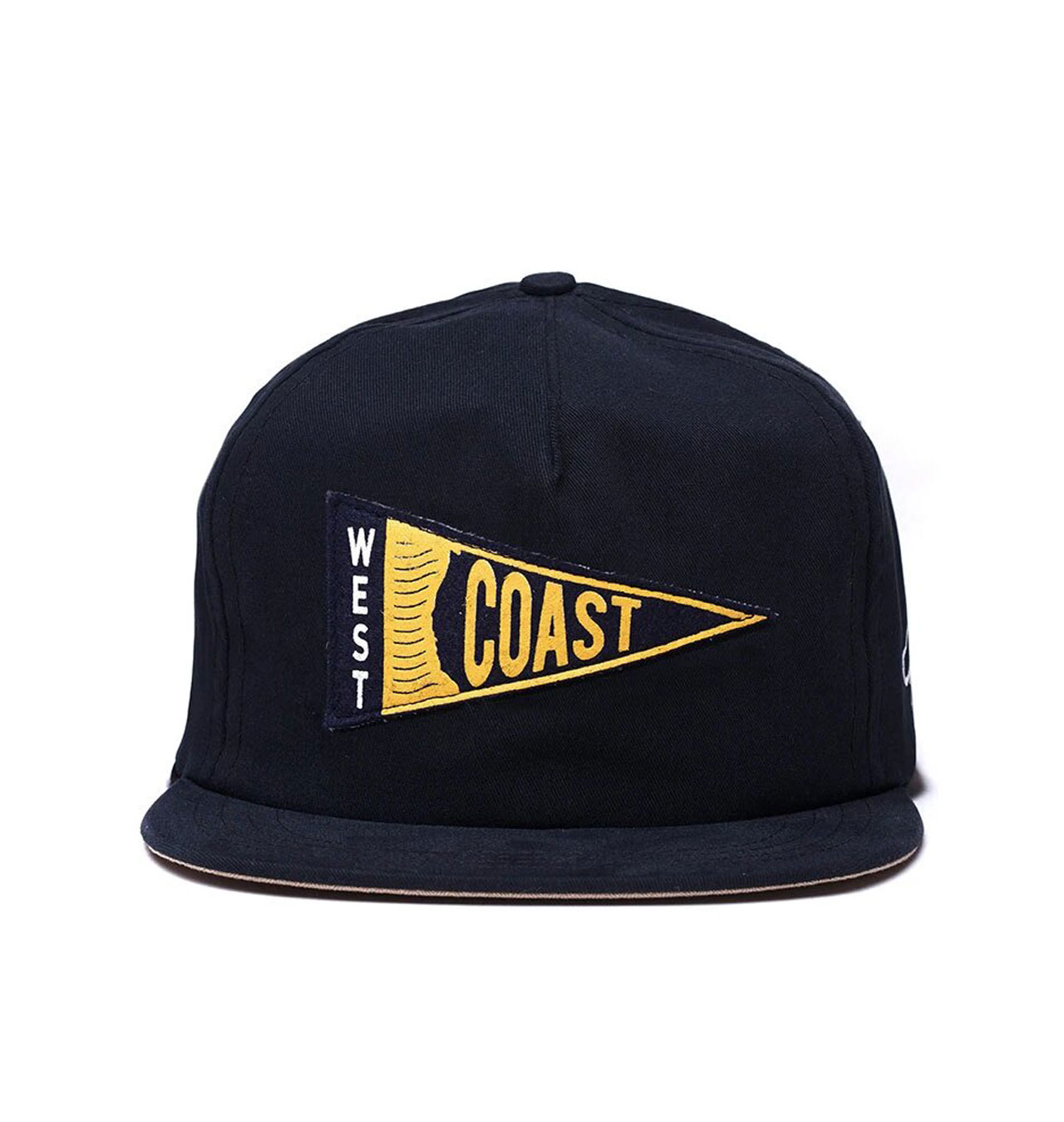 The Ampal Creative - West Coast Pennant Strapback Cap - Navy
