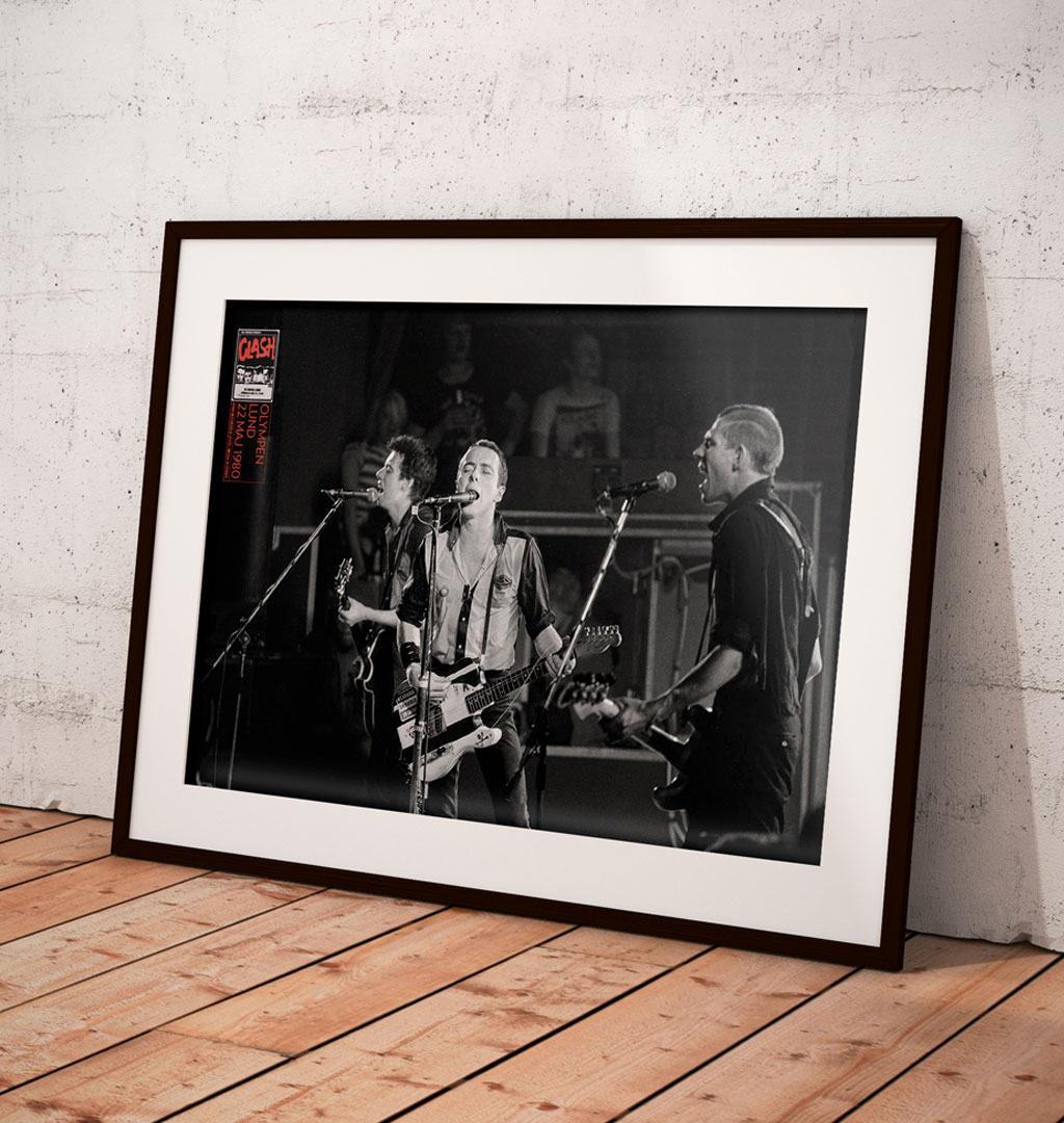 Photo Print - The Clash at the Olympen, Sweden in May 22 1980 (Picture 4)