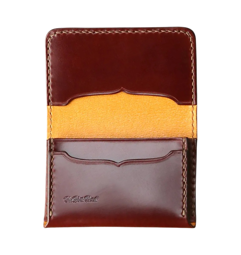 The Flat Head - Cordovan Card Case - Brown