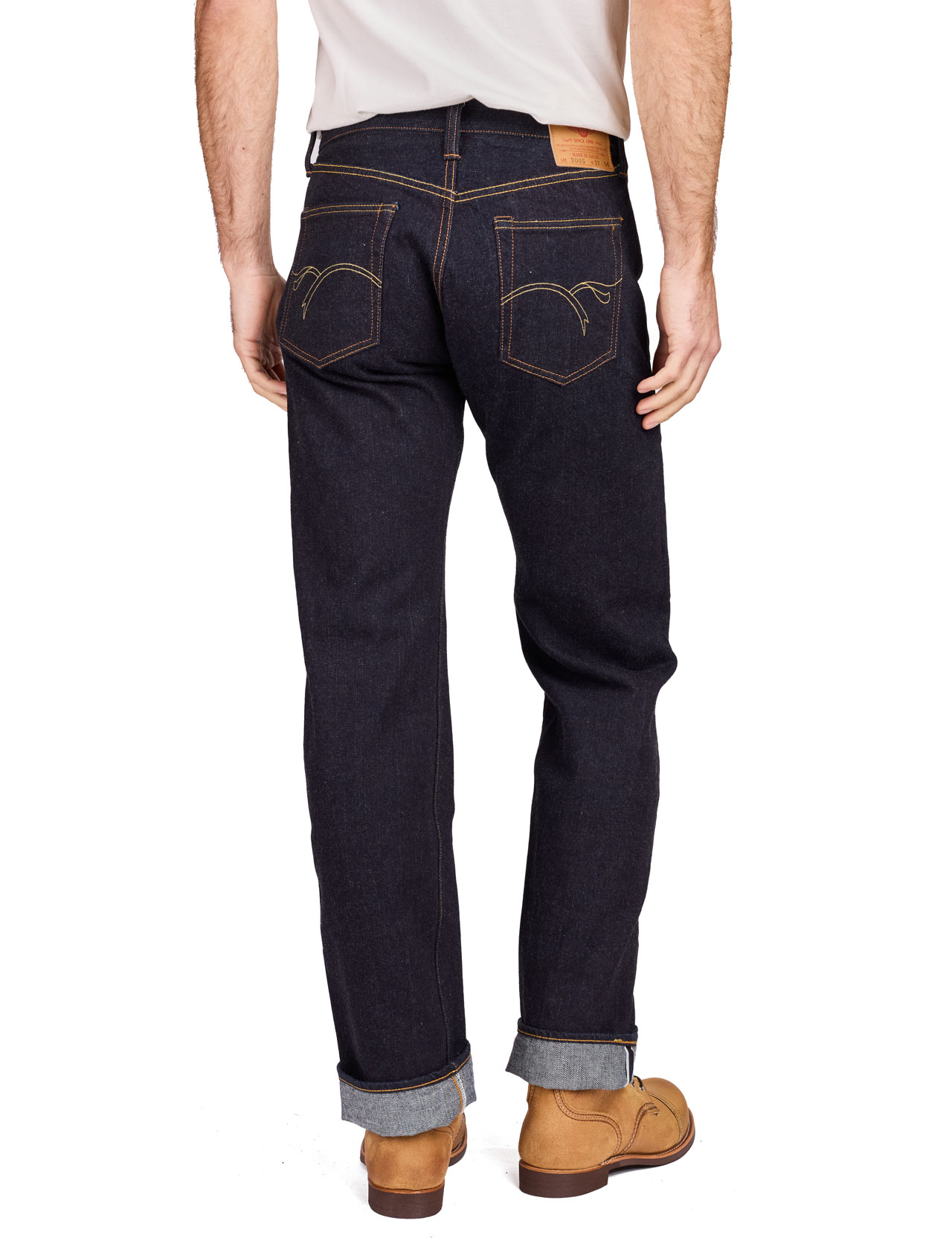 The Flat Head - FN-3005 Regular Straight Jeans - 14.5 oz