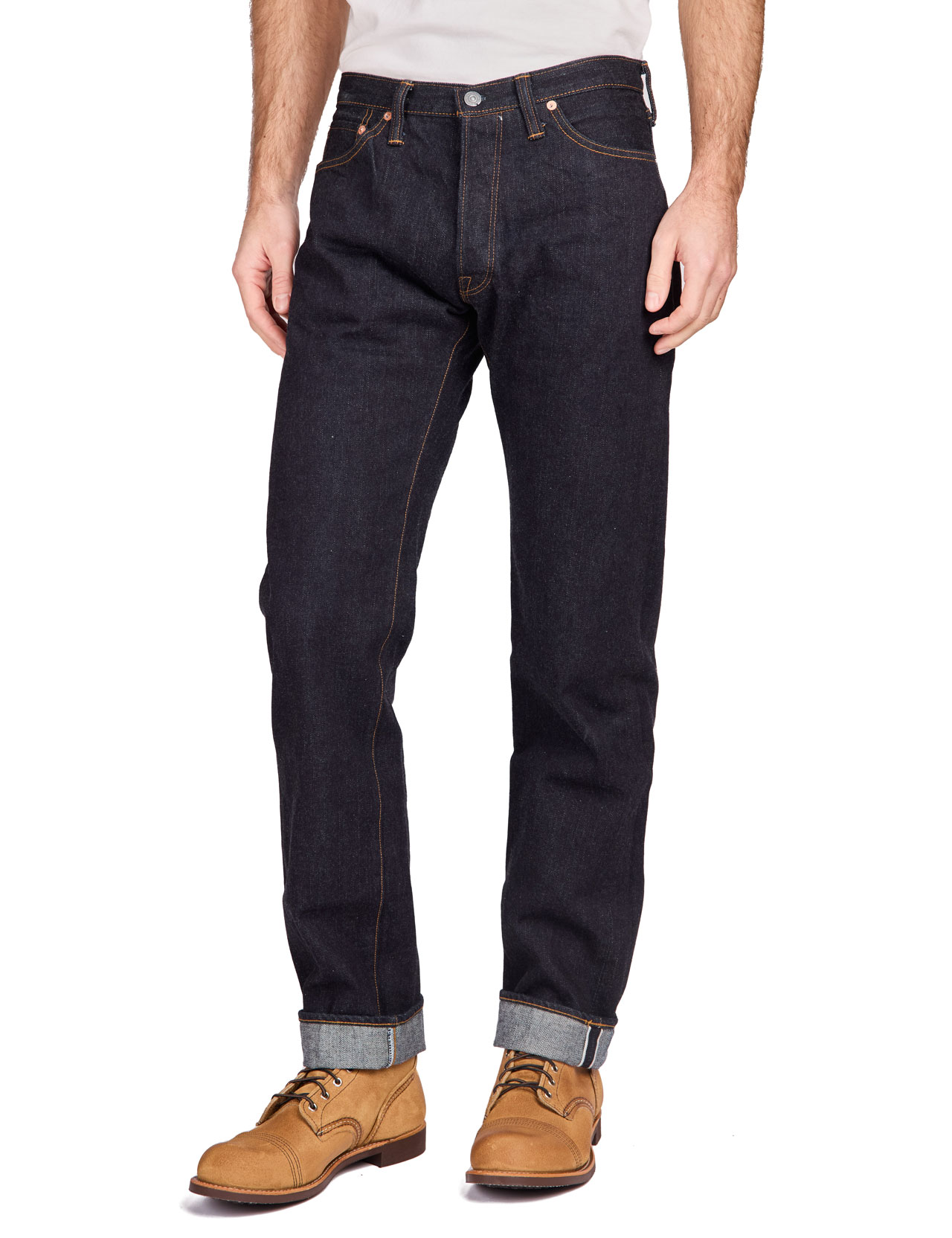 The Flat Head - FN 3009 Regular Tapered Jeans - 14.5 oz