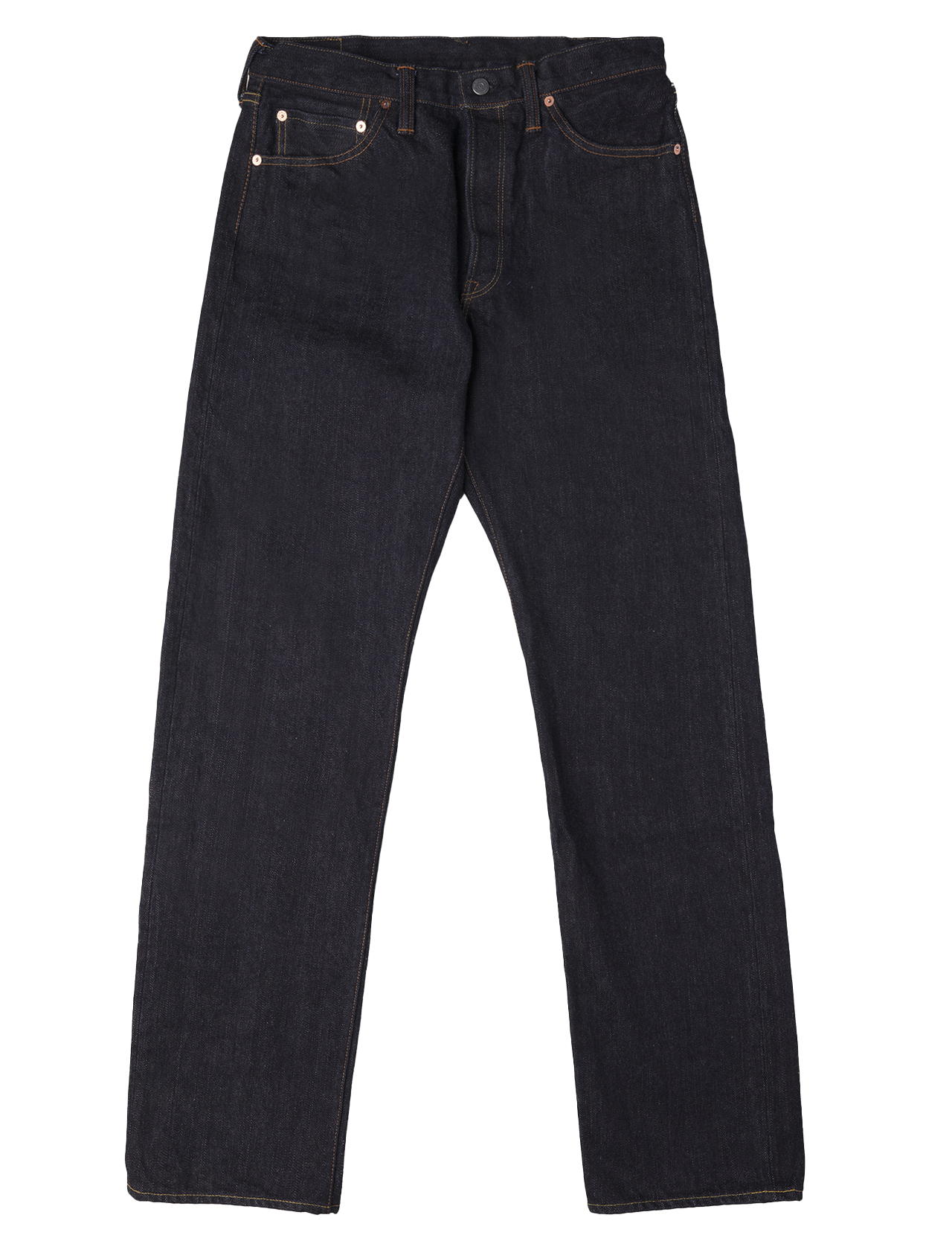 The Flat Head - FN-8004 Wide Tapered Jeans - 18 oz