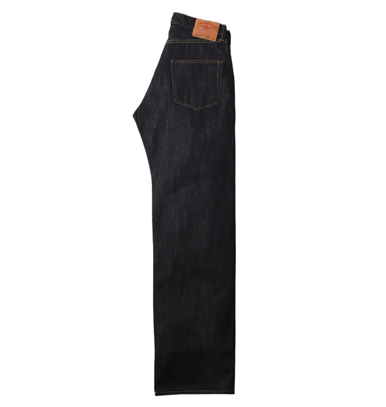 The Flat Head - FN-D111 Wide Straight Rinsed Jeans LT Zimbabwe Cotton