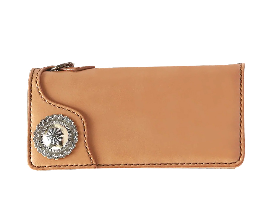 The Flat Head - Heritage Harness Leather Long Wallet - Tan