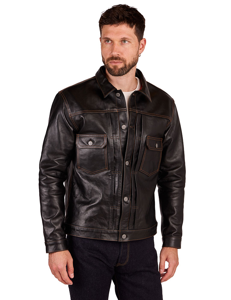 The Flat Head - Horsehide 50s Leather Jacket