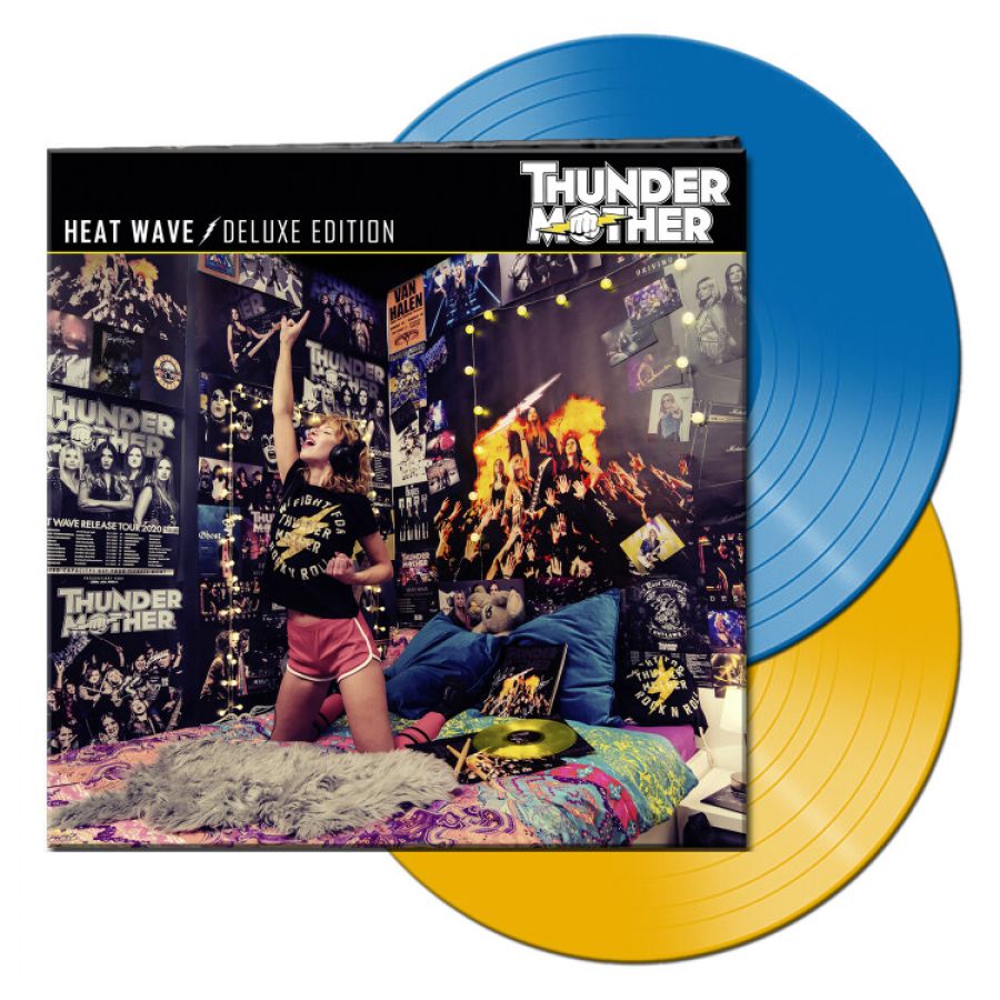 Thundermother - Heat Wave Deluxe Edition (Blue/Yellow) - 2 x LP