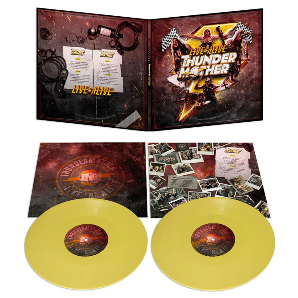 Thundermother - Live n Alive (Solid Yellow Vinyl) - 2 x LP
