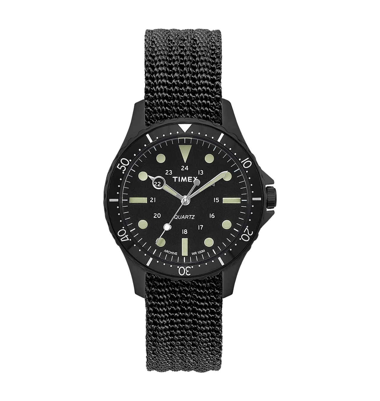 Timex---Navi-Harbor-38mm-Fabric-Watch-Strap---Black1