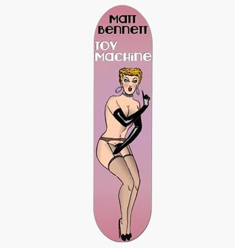 Toy Machine - Matt Bennett Nah Nah Skateboard Deck - 8.5´