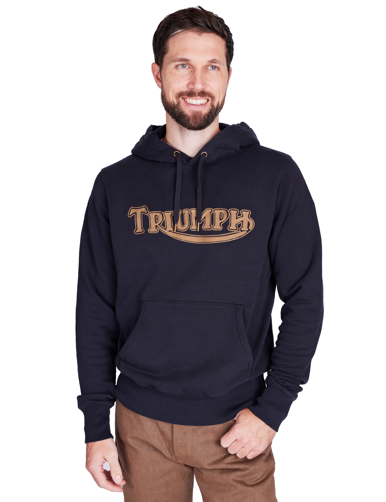 Triumph Motorcycles - Flywheel Over-Head Logo Hoodie - Black
