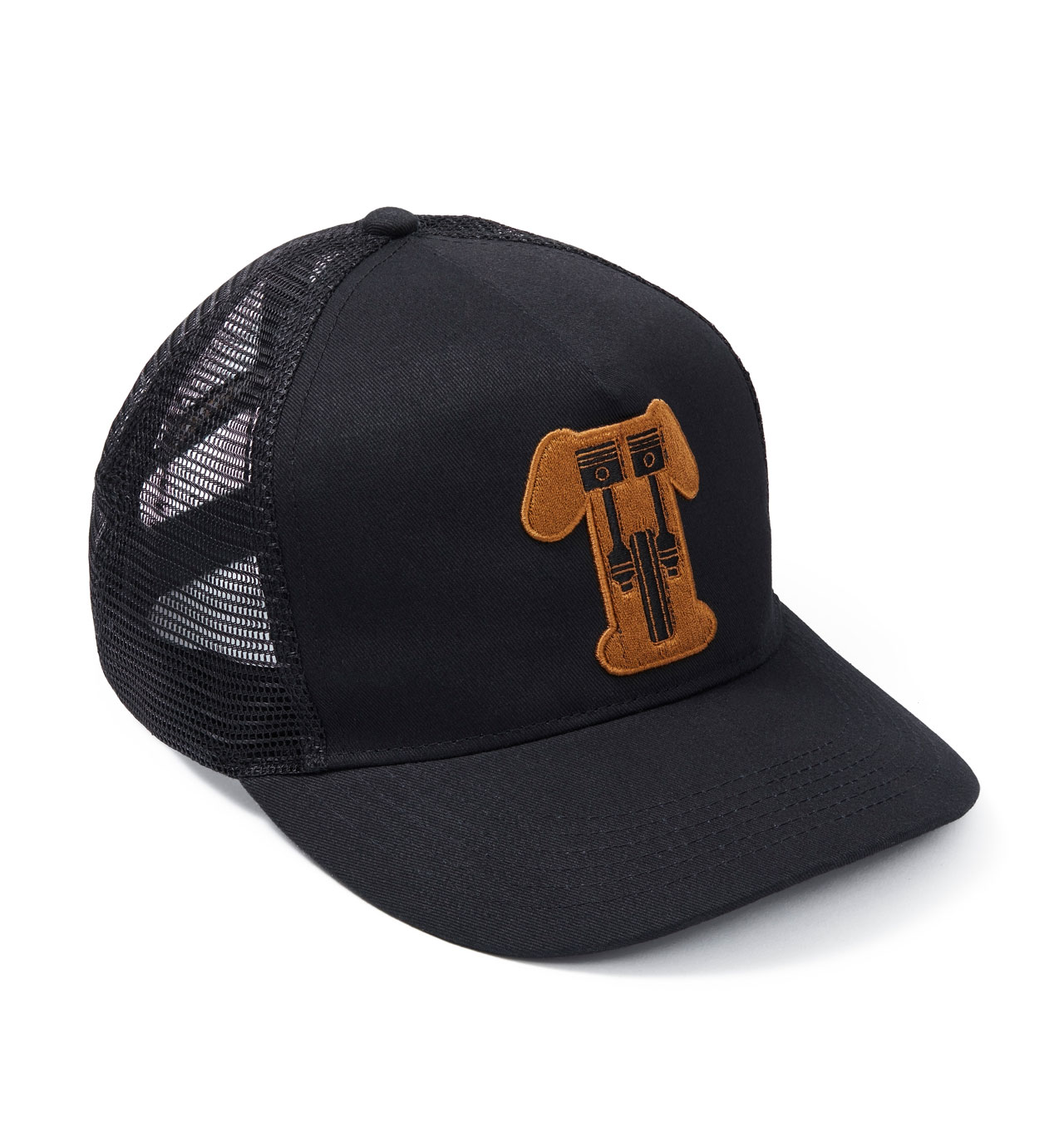 Triumph Motorcycles - Kerosene Vintage Logol Trucker Cap - Black/Gold