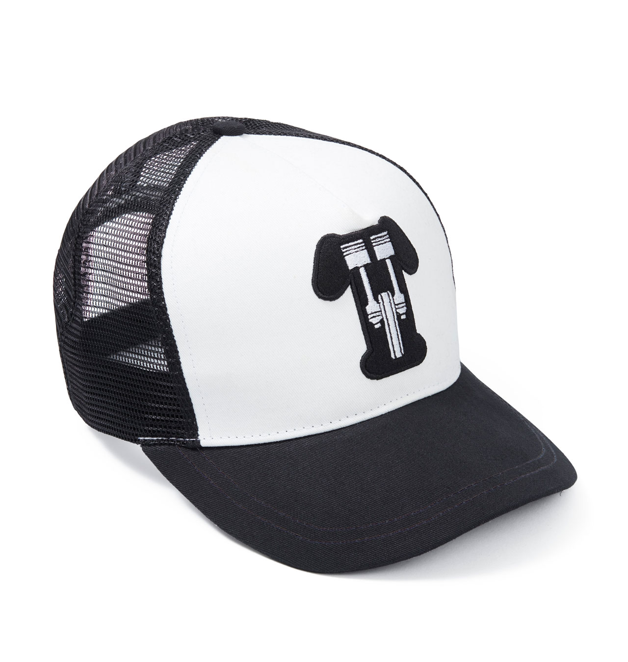 Triumph-Motorcycles---Kerosene-Vintage-Logol-Trucker-Cap---Black-New-Bone