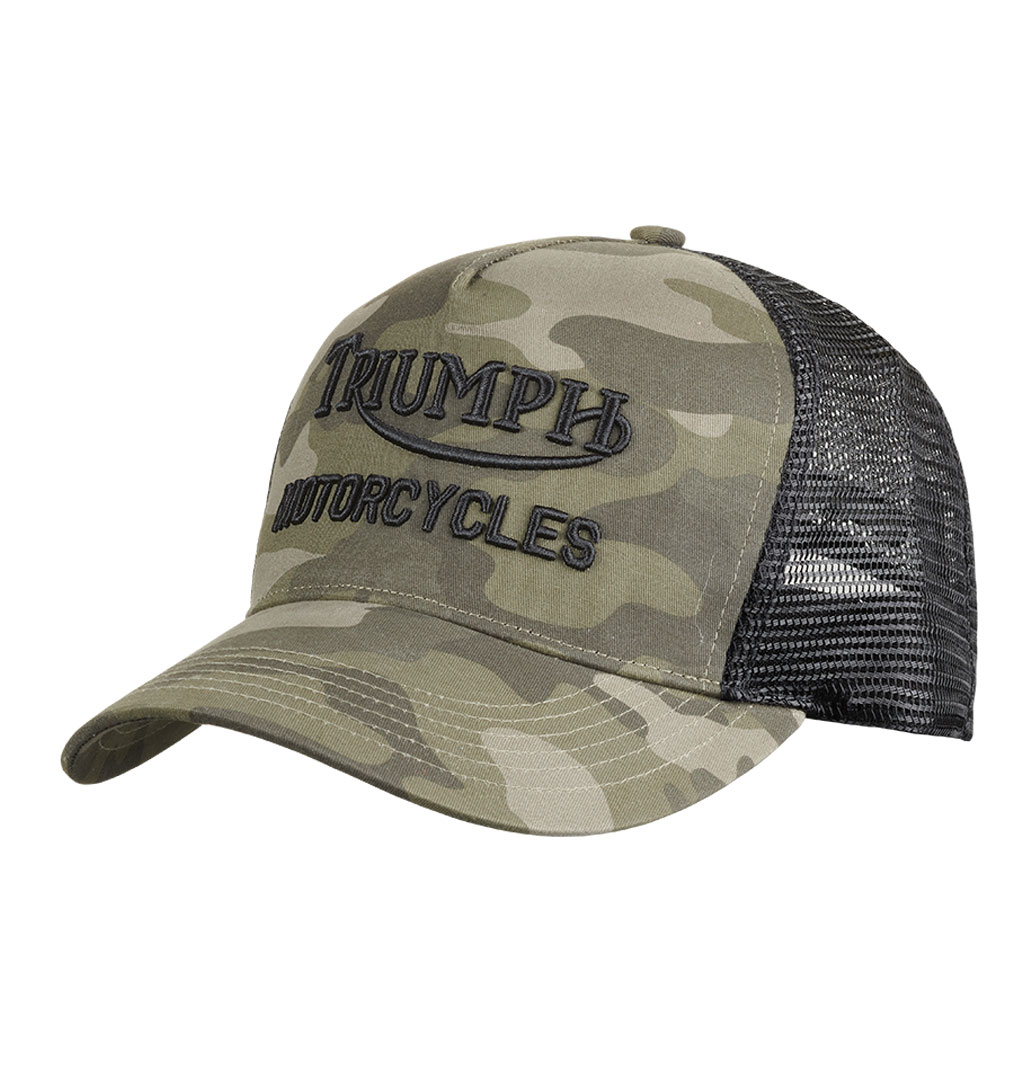 Triumph Motorcycles - Oil Trucker Cap - Camo