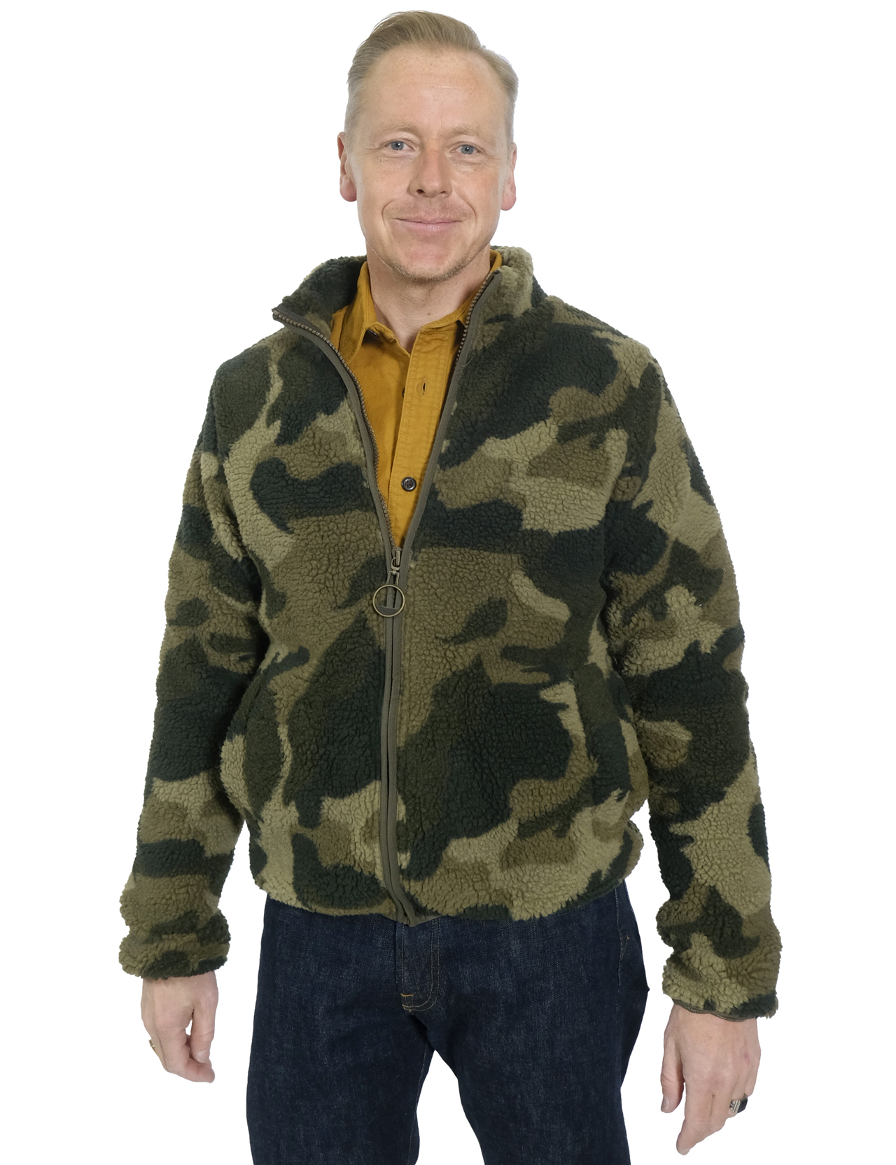 Triumph Motorcycles - Redhill Sherpa Fleece Zip Jacket - Camo