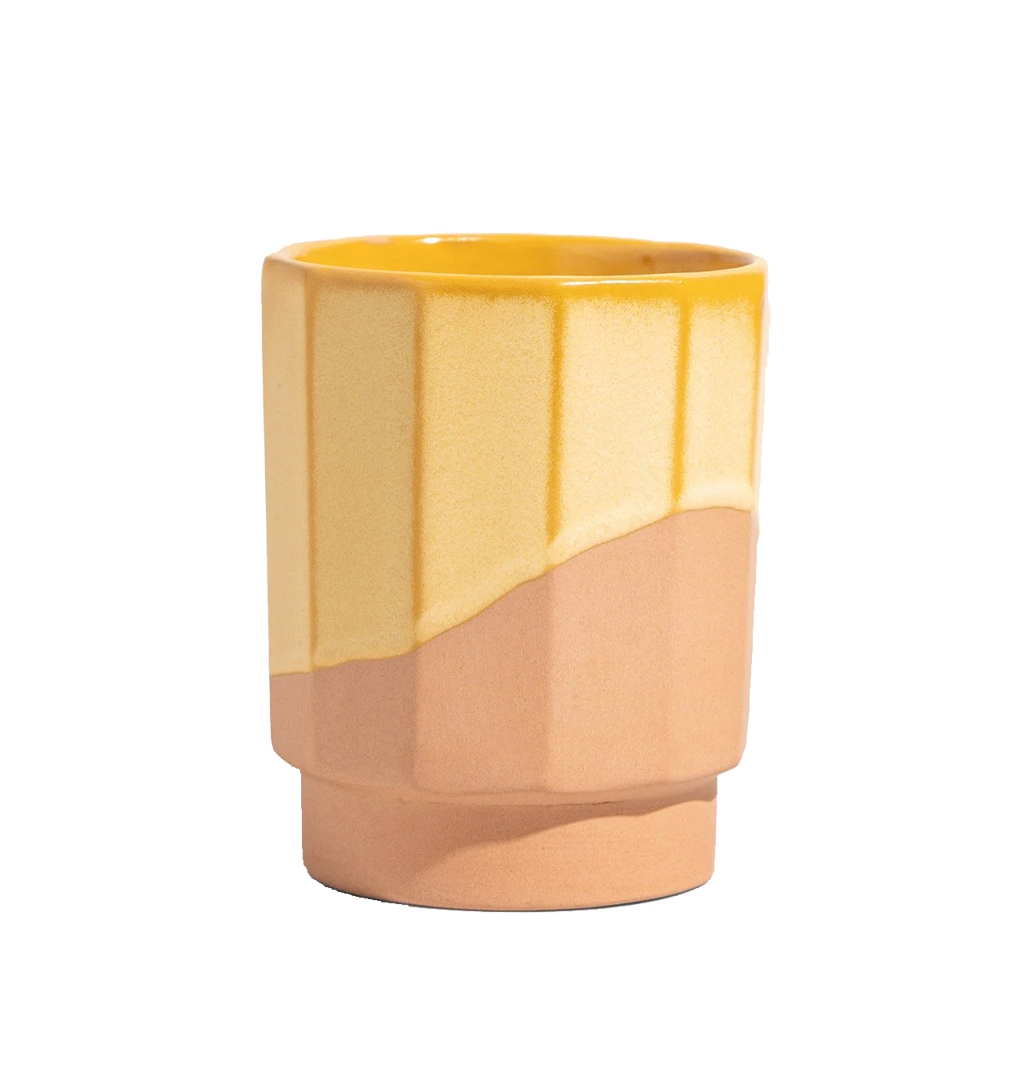 United by Blue - 8 oz. Stackable Stoneware Tumbler - Honey