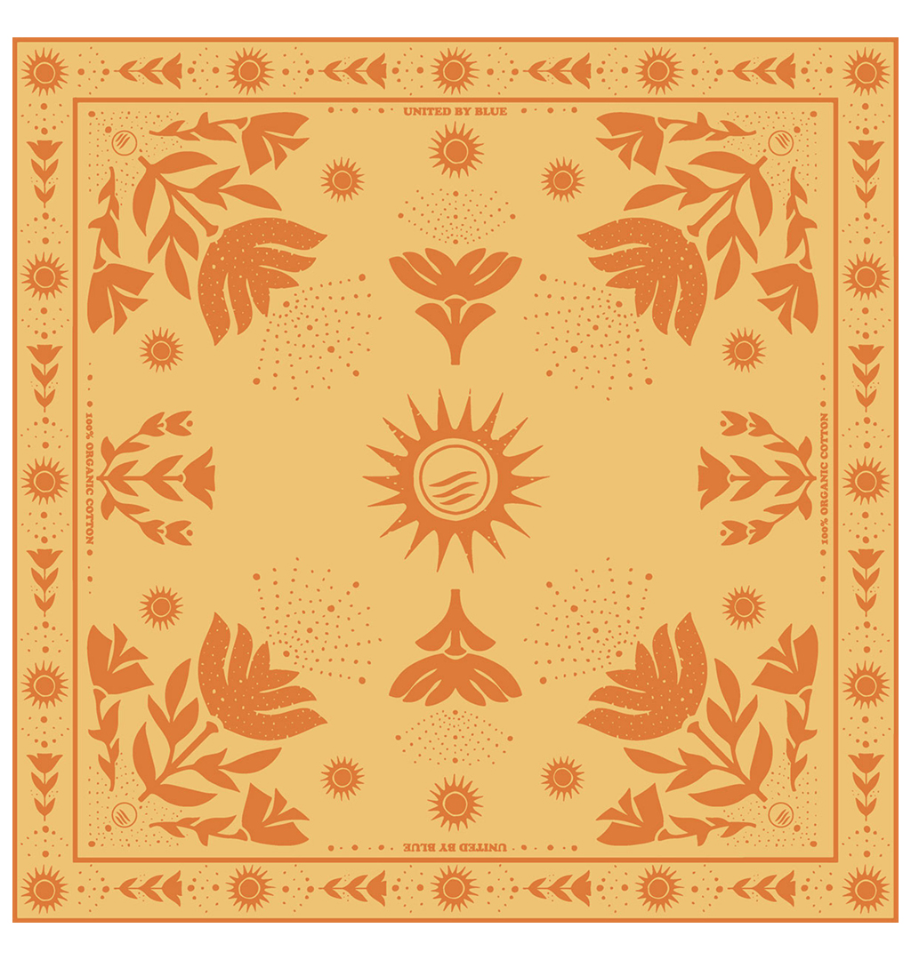 United-by-Blue---Organic-Flower-Field-Bandana---Honey-1