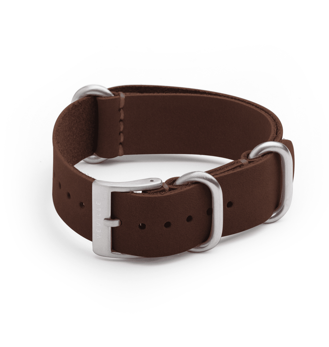 VeVille - Venice Brown Raw Leather Band
