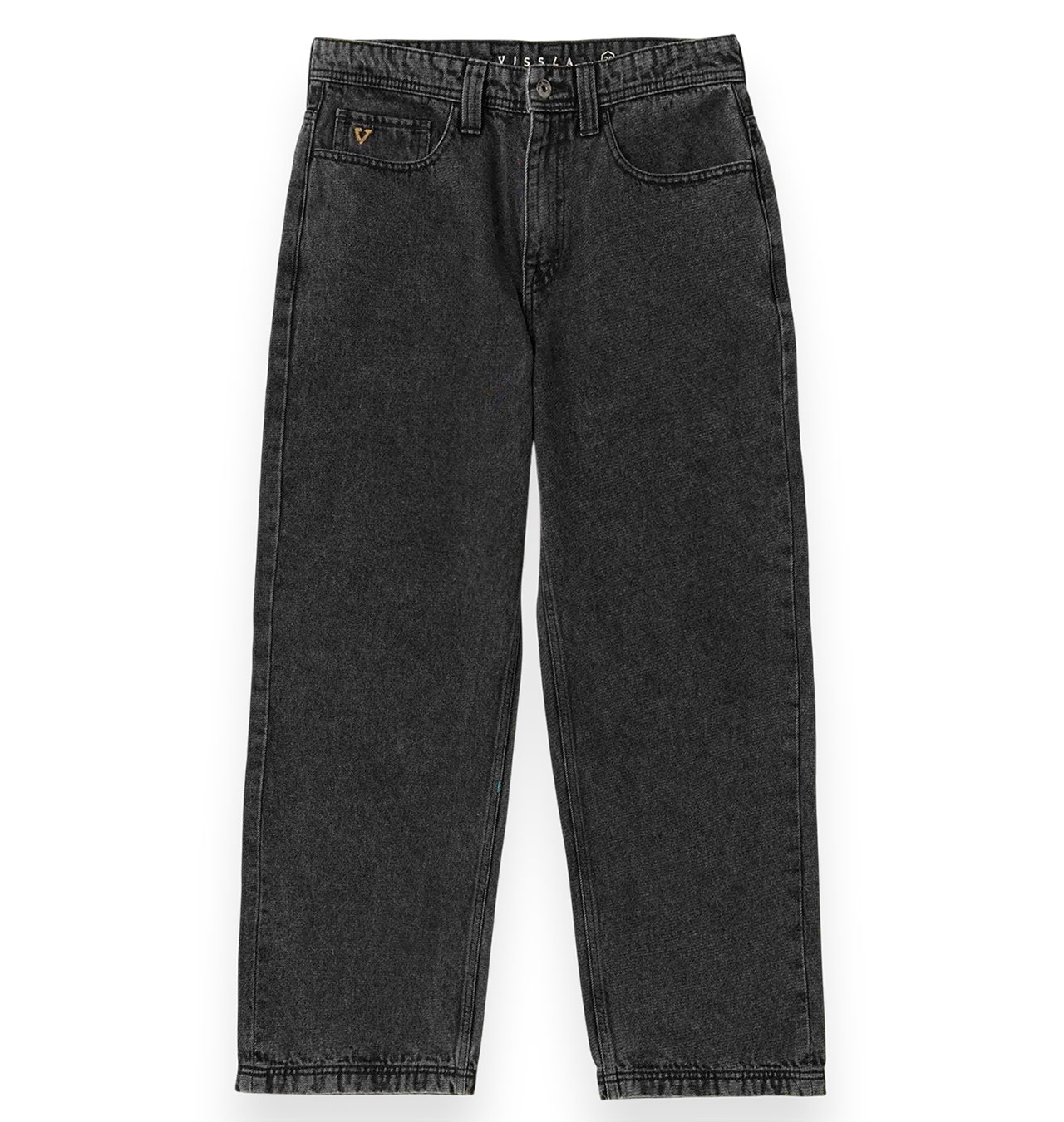 Vissla - Big Timer Baggy 5 Pocket Jean - Washed Black