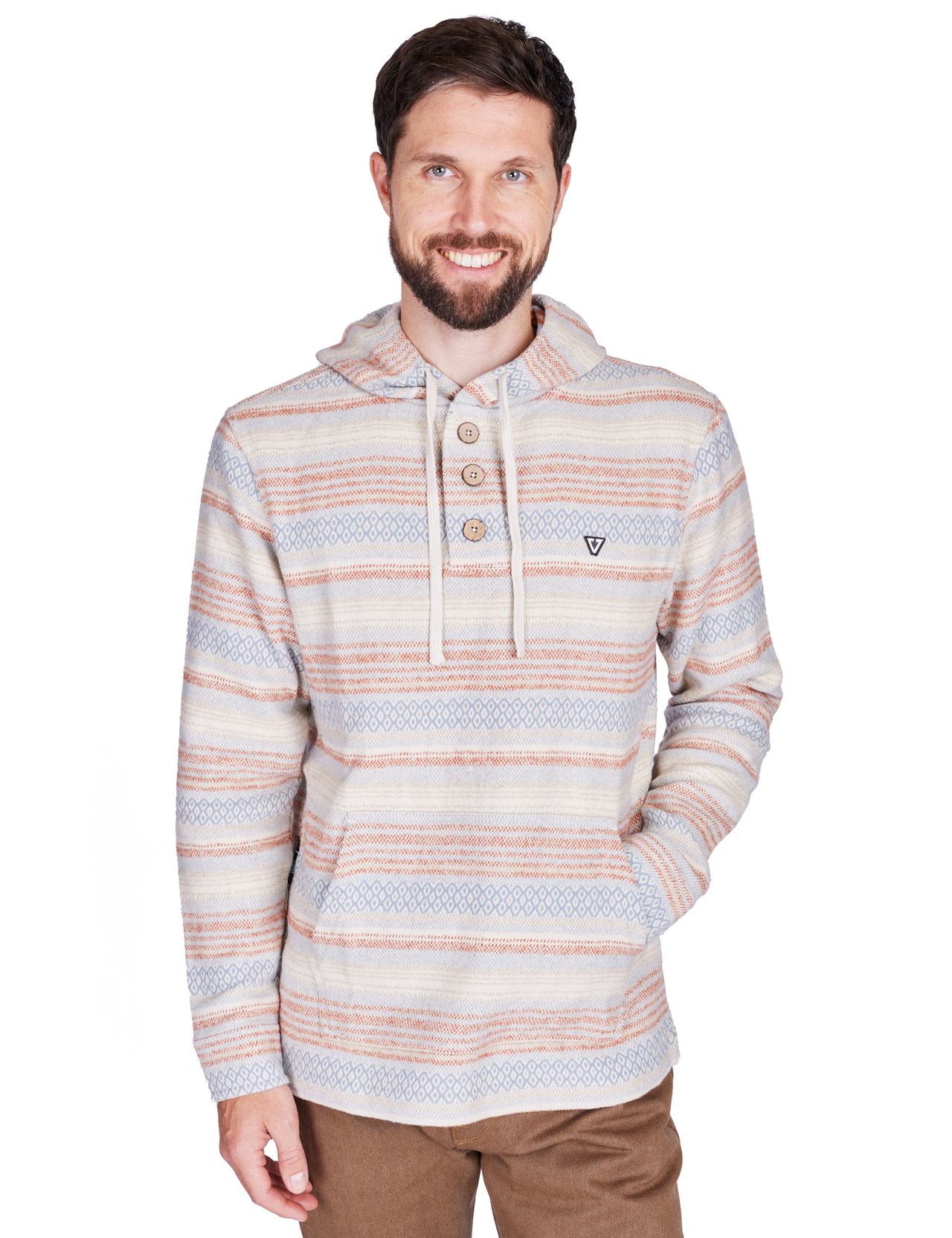 Vissla - Descanso Hooded Popover - Light Slate