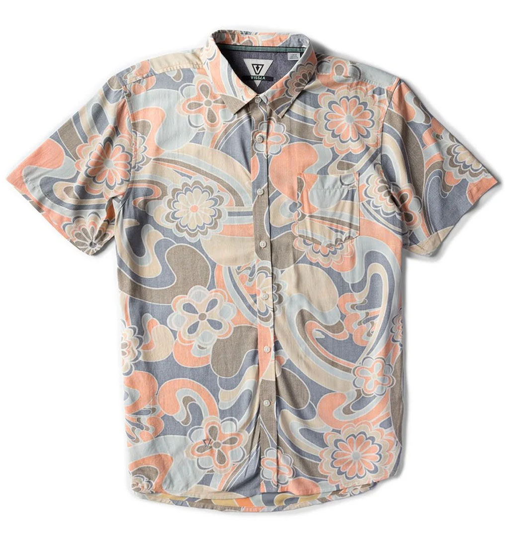 Vissla - Groove Move Short Sleeve Shirt - Coral Fade
