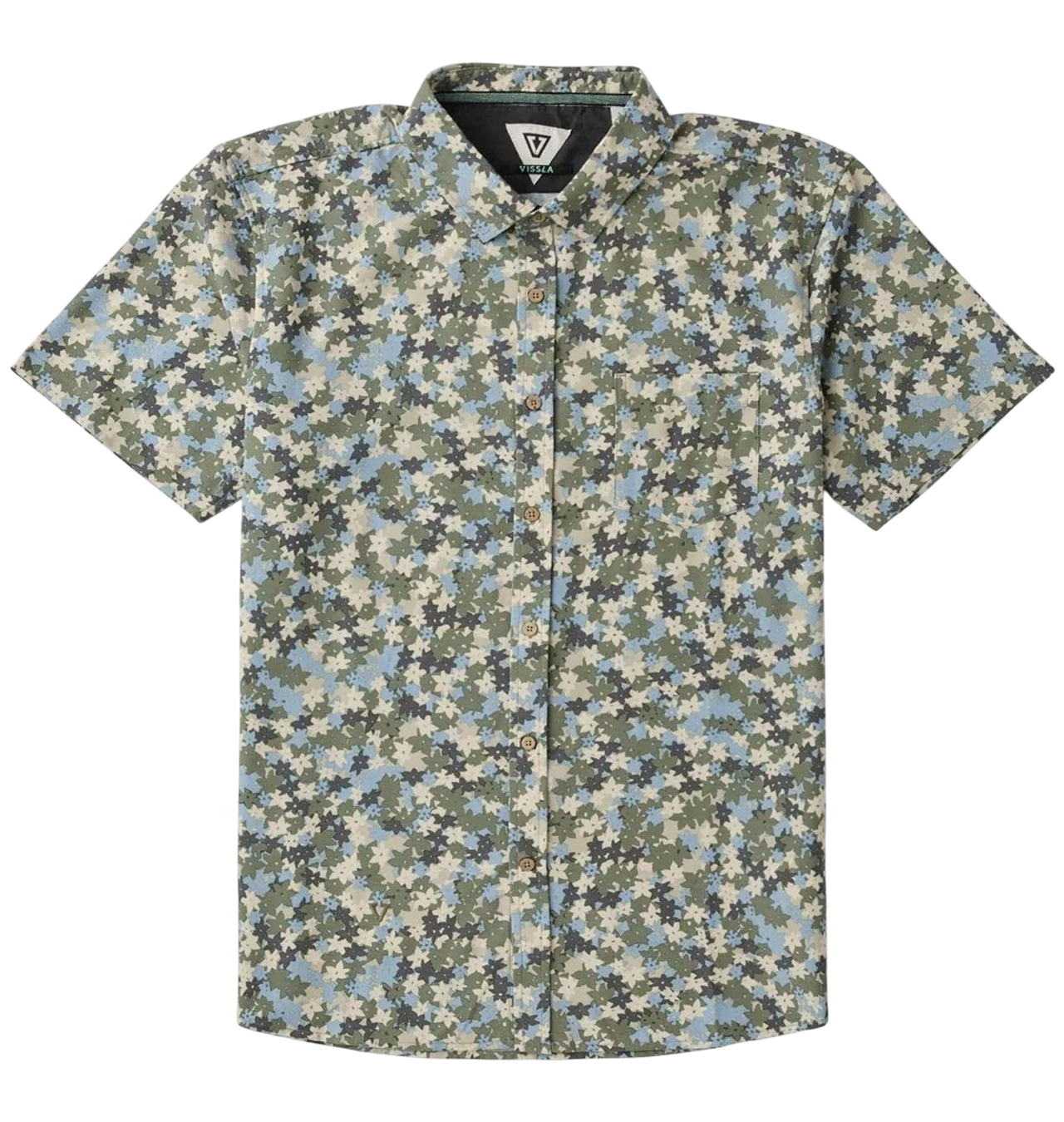 Vissla - Jungalo Hybrid Short Sleeve Shirt - Army