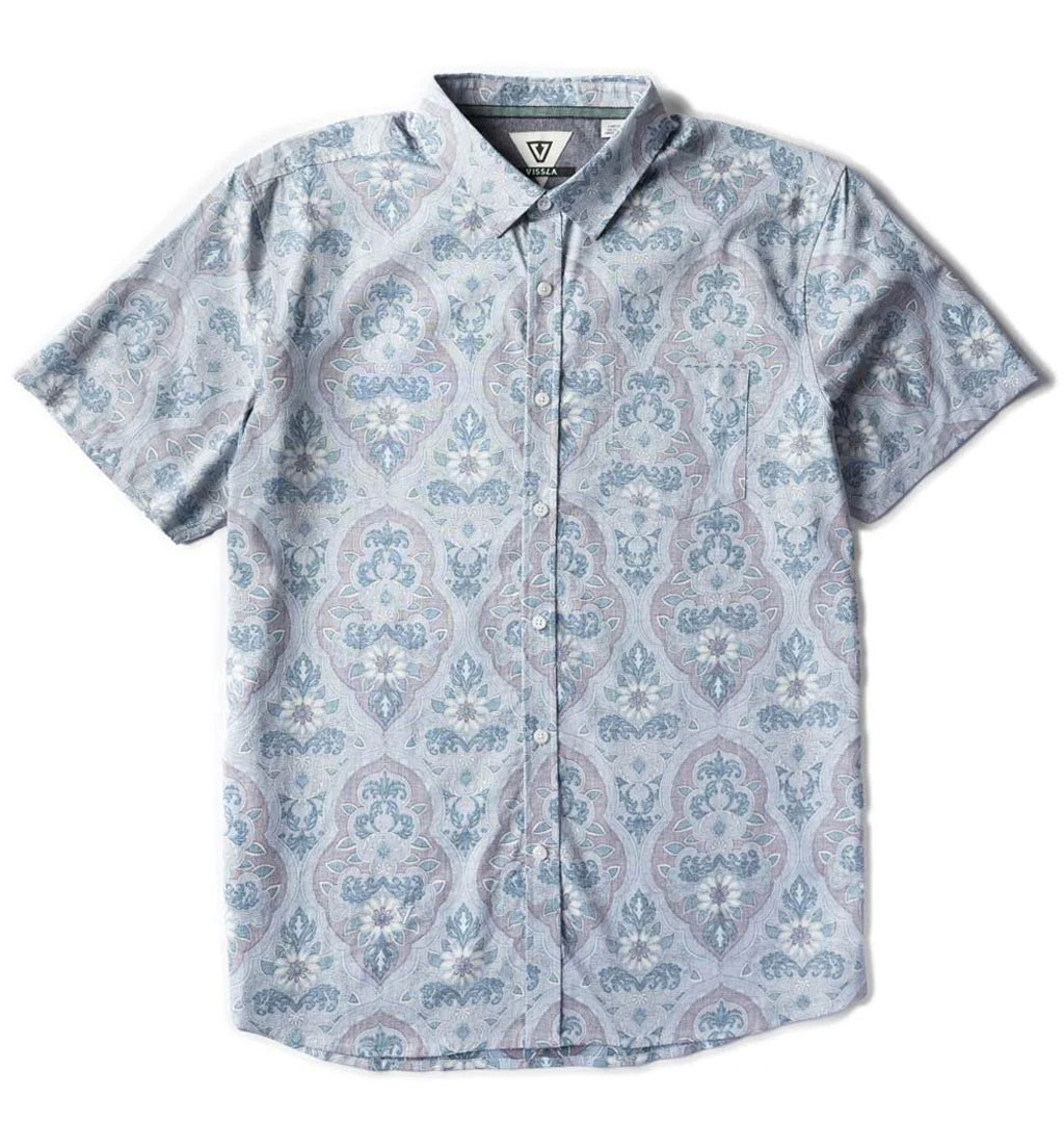 Vissla - Mundaka Eco Short Sleeve Shirt - Faded Indigo