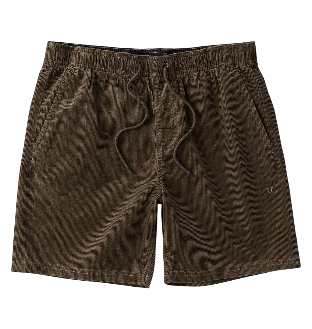 Vissla - No See Ums Corduroy Walkshort - Dark Earth