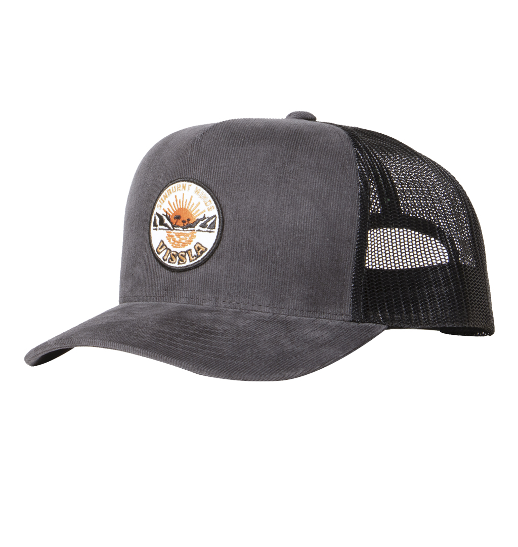 Vissla - Sunrise Vibes Corduroy Eco Trucker Hat - Black
