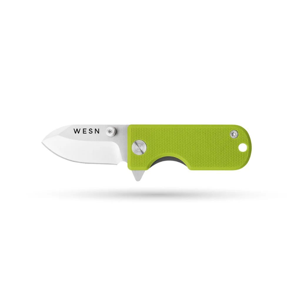WESN - Microblade Pocket Knife - Lime Green