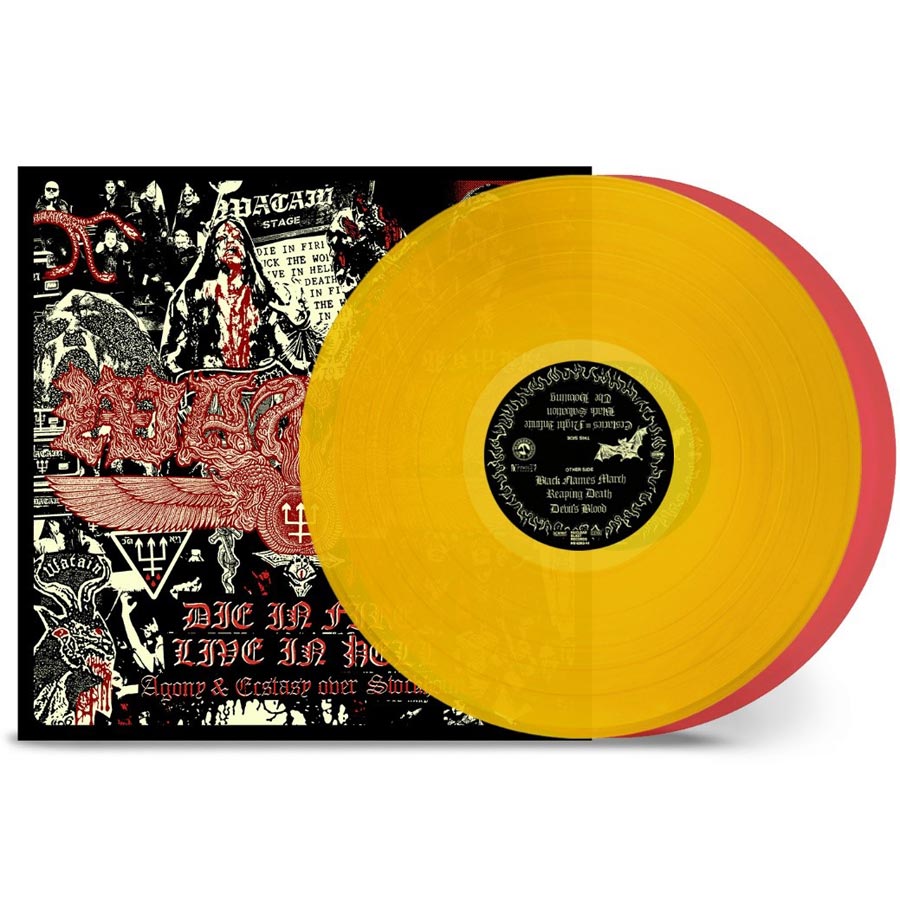 Watain - Die in fire Live in hell (Gatefold)(Red/Yellow) - 2 x LP