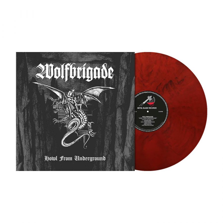 Wolfbrigade - Howl From Underground (Red/Black Marbled) - LP