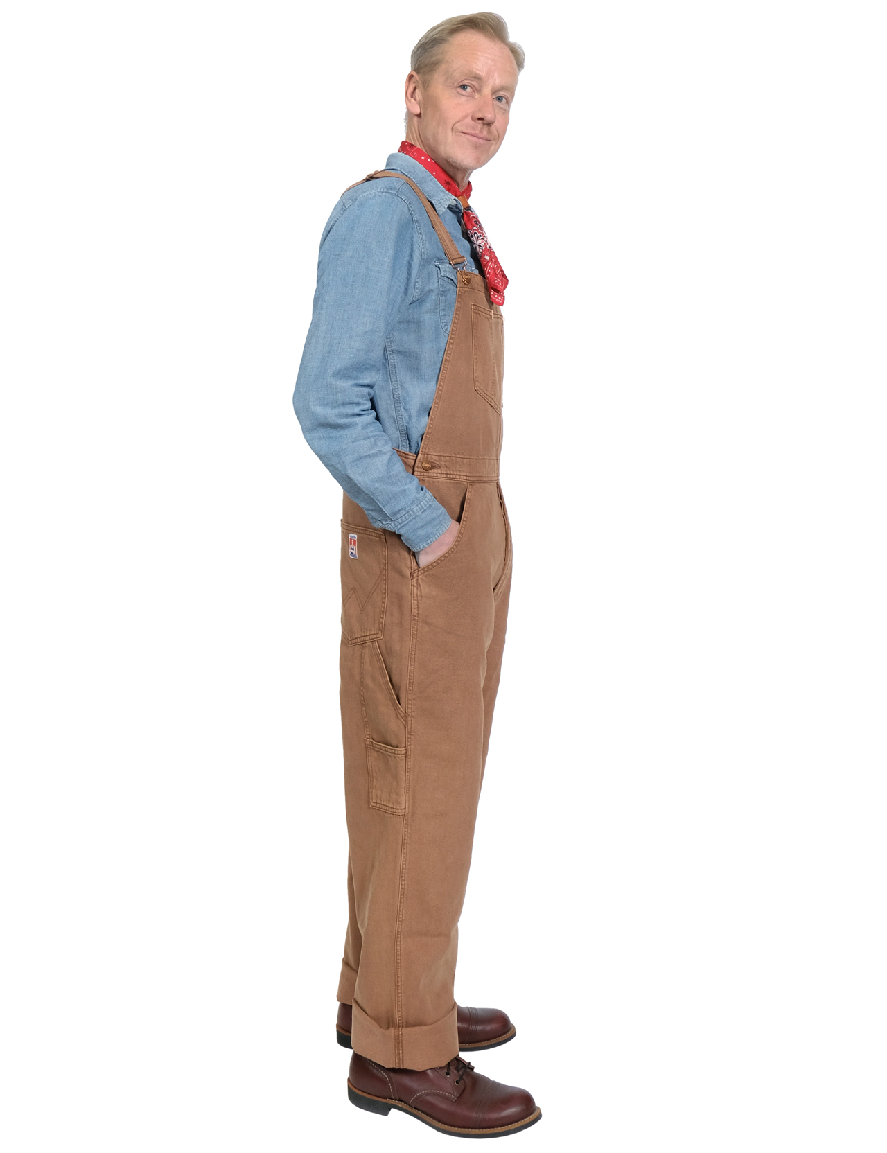 Wrangler bib overalls for men Clearance