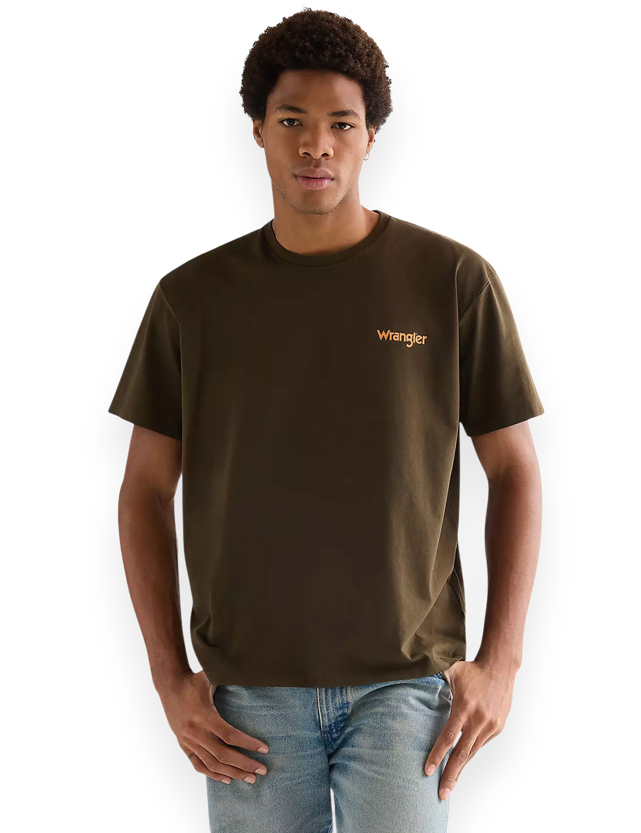 Wrangler - Vintage Cowboy T-Shirt - Wren Brown