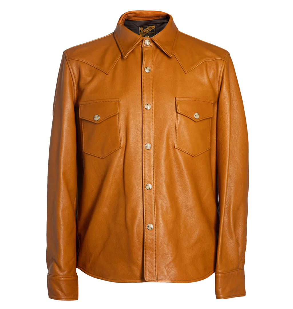 Y2-Leather---Steer-Oil-Western-Shirt---Camel-22