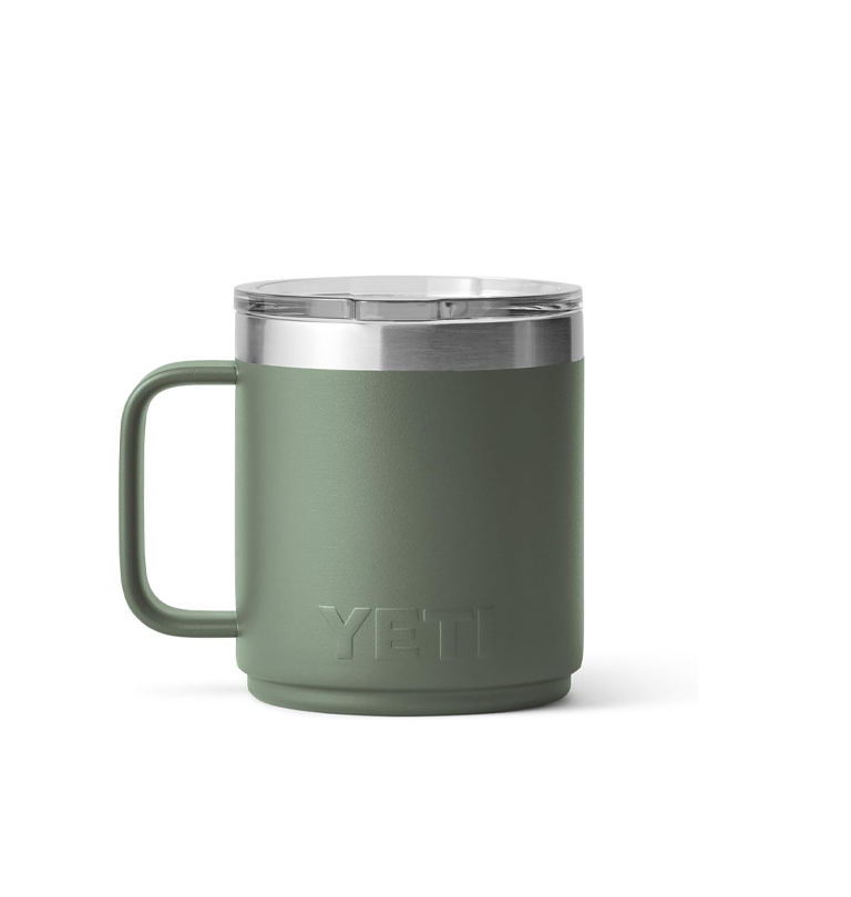 Yeti - Rambler 10 oz Stackable Mug with Magslider Lid - Camp Green