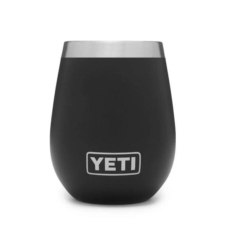 Yeti - Rambler 10 oz Wine Tumbler with Magslider Lid - Black