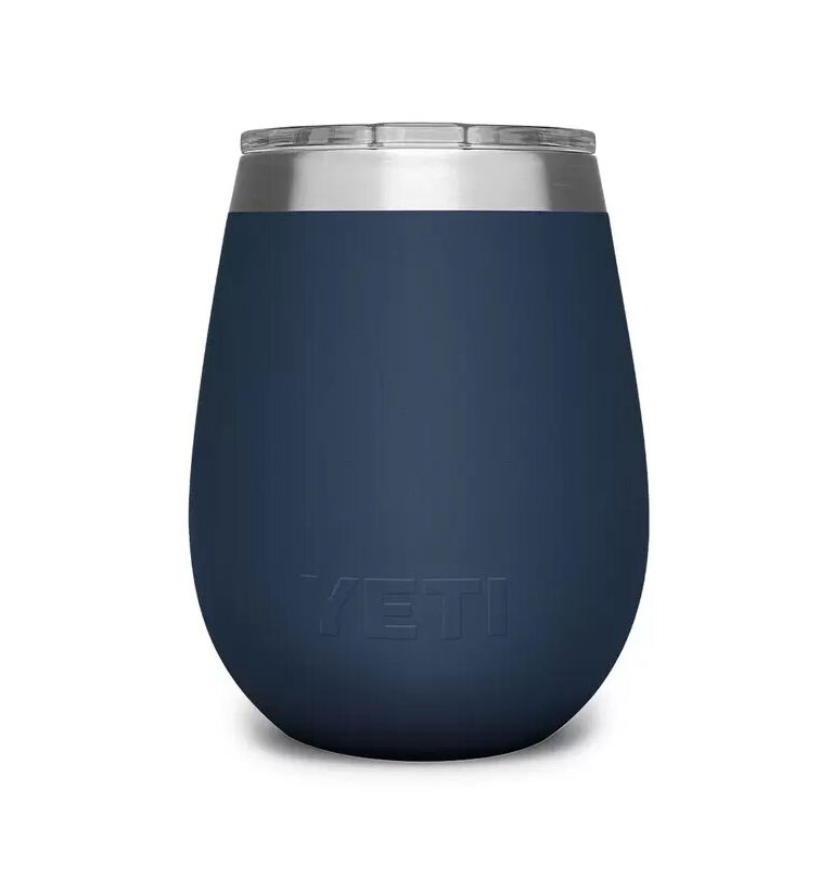 Yeti Rambler 10 oz Wine Tumbler with Magslider Lid Navy