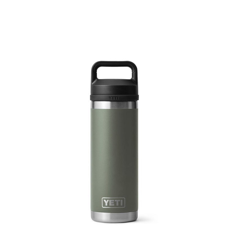 Yeti - Rambler 18 oz Bottle with Chug Cap - Camp Green