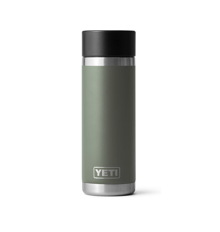 Yeti - Rambler 18 oz Bottle with HotShot Cap - Camp Green