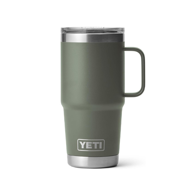 Yeti - Rambler 20 oz Travel Mug with Stronghold Lid - Camp Green