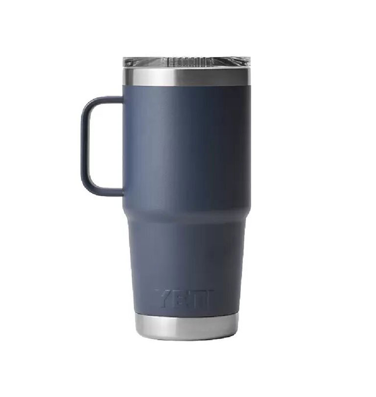 Yeti Rambler 20 oz Travel Mug with Stronghold Lid Navy