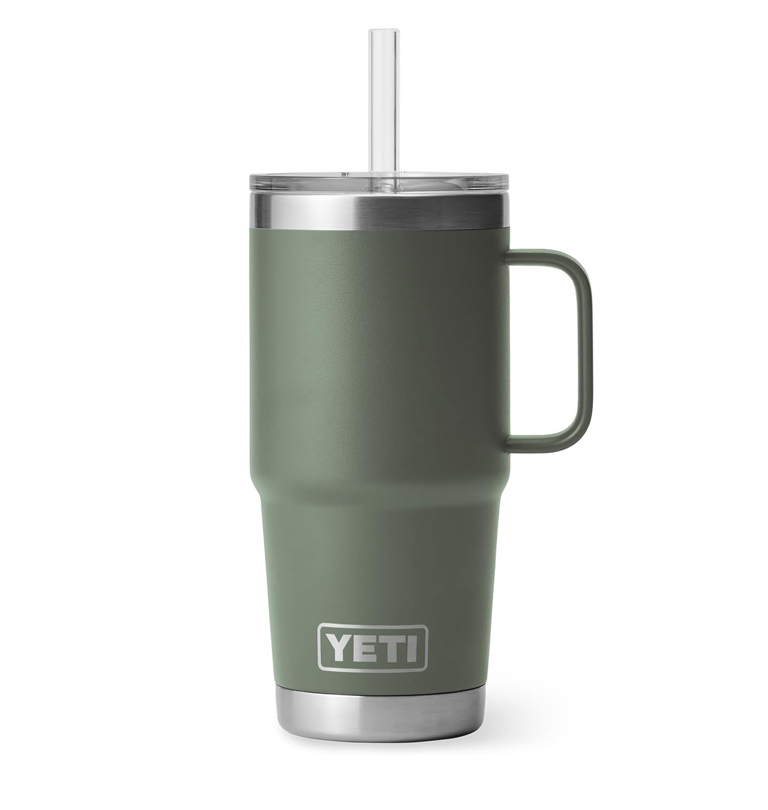 Yeti - Rambler 25 Oz Straw Mug - Camp Green