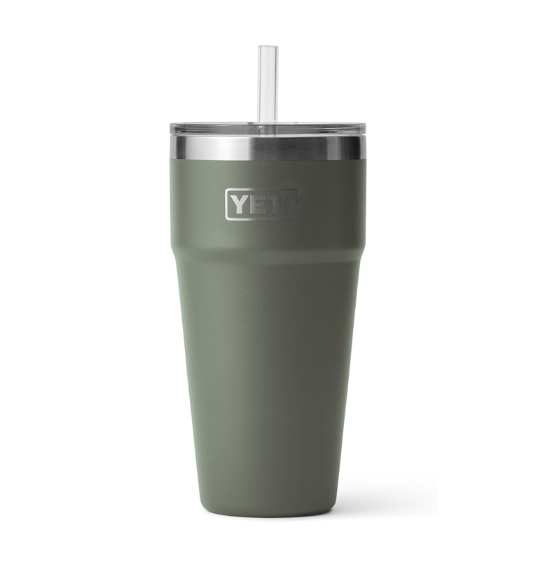 Yeti - Rambler 26 Oz Straw Cup - Camp Green