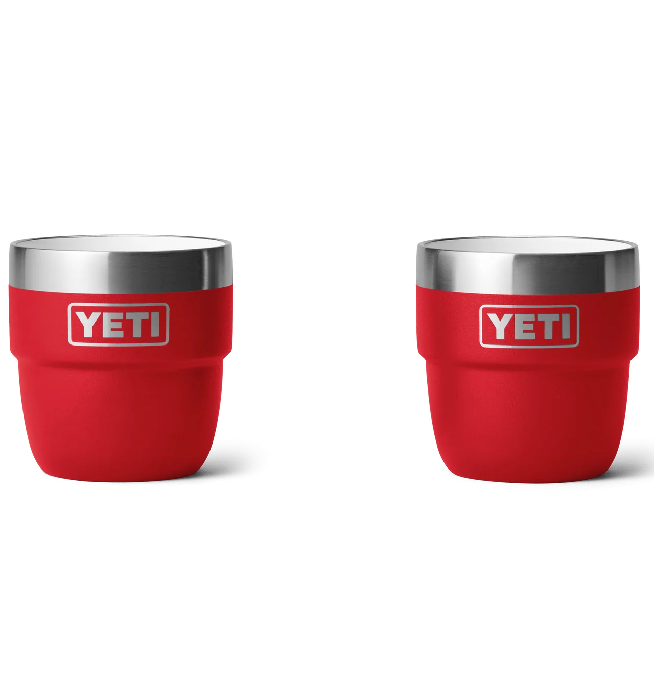 Yeti - Rambler 4 oz (118 ml) Espresso Stackable Cups - Rescue Red (2 PK)