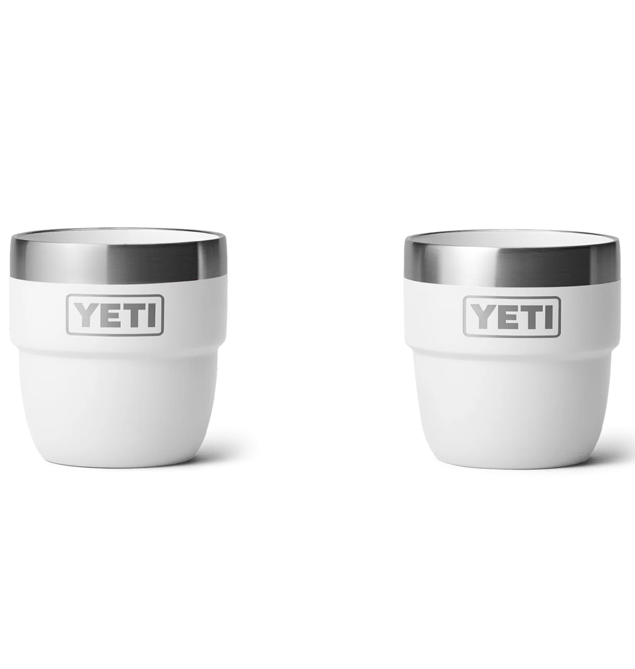 Yeti - Rambler 4 oz (118 ml) Espresso Stackable Cups - White (2 PK)