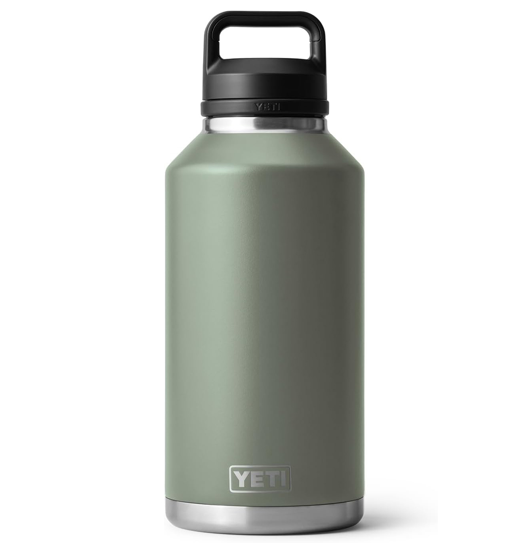 Yeti - Rambler 64oz Stainless-Steel Bottle with Cap - Camp Green