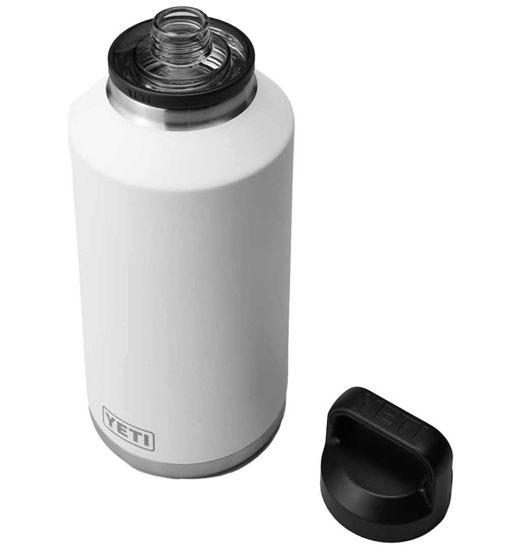 Yeti Rambler Sip Yeti - Rambler 64oz Stainless-Steel Bottle with Cap - White