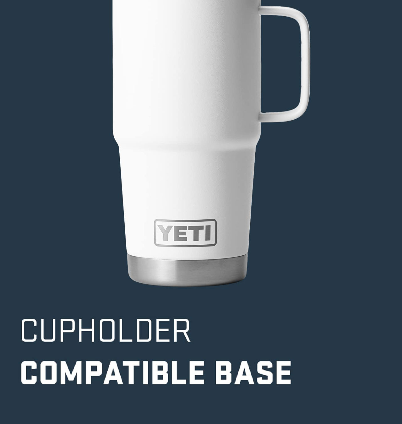 Yeti - Rambler 20 oz Travel Mug with Stronghold Lid - White